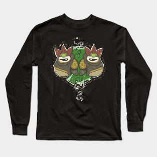 Frog and toad - Water lily Long Sleeve T-Shirt
